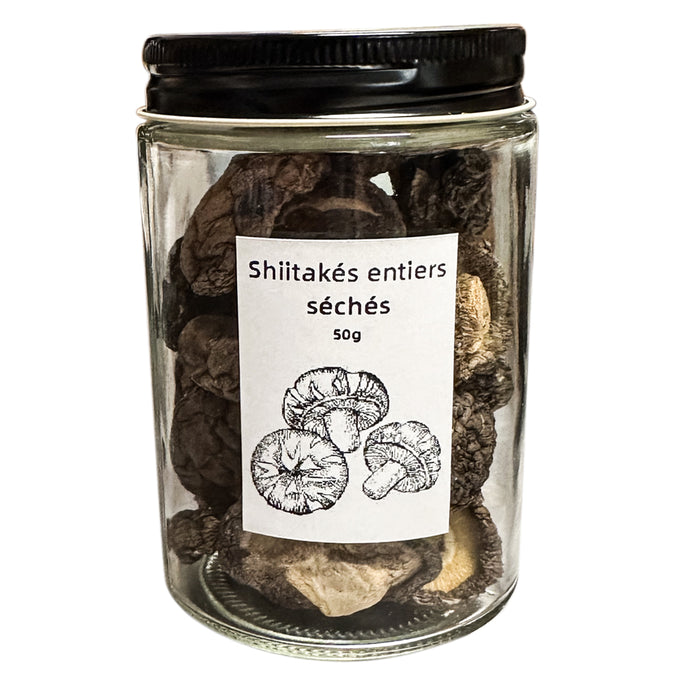 Shiitakés entiers séchés